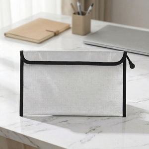 Mini <span class=keywords><strong>Bolsa</strong></span> Ignífuga de Fibra de Vidrio <span class=keywords><strong>para</strong></span> <span class=keywords><strong>Guardar</strong></span> <span class=keywords><strong>Dinero</strong></span>, Llaves, Pasaportes y Teléfonos, Caja Fuerte <span class=keywords><strong>para</strong></span> el Hogar, <span class=keywords><strong>Bolsa</strong></span> <span class=keywords><strong>para</strong></span> <span class=keywords><strong>Guardar</strong></span> <span class=keywords><strong>Dinero</strong></span> - Product Image 1