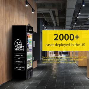 Mesin Pendingin Komersial Terbuka Depan Pintar AI HAHA Kapasitas 245, Pembayaran Tanpa Kontak, Pengenalan Visual 360 mini - Product Image 4