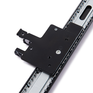 Paquetes de hardware de puerta de bolsillo integrados de 14 pulgadas para compradores OEM Diapositivas de puerta de bolsillo silenciosas para ahorro de espacio para gabinetes modernos - Product Image 6