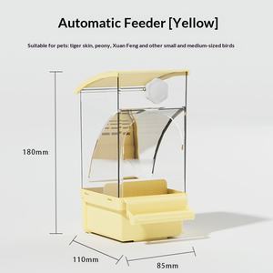 Nuevo Comedero Automático para Loros, Dispensador de Comida Antisalpicaduras con Separador de Cáscaras para Periquitos y Agapornis - Product Image 6