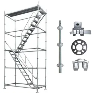 Produttore esperto cinese Bs1139 48.3*3.25 caldo immerso galvanizzato Ringlock sistema di ponteggi per la costruzione