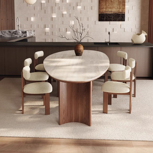 Meubles de salle à manger de haute qualité, <span class=keywords><strong>design</strong></span> moderne, <span class=keywords><strong>table</strong></span> à manger en <span class=keywords><strong>bois</strong></span> durable - Product Image 4
