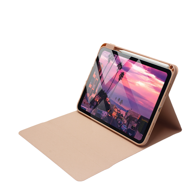 Hot Sale iPad Folio Case Smart Magnetic Closure Auto Sleep Wake Pencil Holder Slim Lightweight Shockproof Book Cover