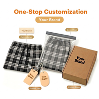 Pantalon de pyjama unisexe en flanelle brossée à carreaux Buffalo, thermique, avec cordon de serrage, taille élastique et poches, idéal pour dormir et se détendre