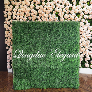 Fondo Popular para bodas y fiestas, decoración de pared Floral Artificial con vegetación <span class=keywords><strong>completa</strong></span> para celebraciones de Pascua de Graduación - Product Image 6