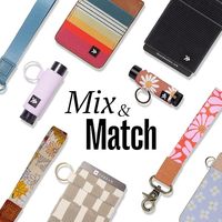Kustom dedikasi poliester desain baru dompet Lip Gloss pria pita ukur perempuan campuran tali kain poli mode liontin jimat