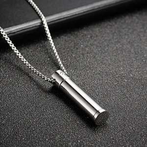 Wholesale Cremation Jewelry <b>Ash</b> <b>Necklace</b> Openable Locket Pendant Pet Urn <b>Necklace</b> Stainless Steel Custom <b>Necklaces</b> Women's 50pcs - Product Image 4