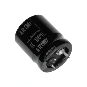 Condensateur à traversée de canal (THC) 270 µF, aluminium, 270 µF, 20 %, 400 V, SNAP TH LAR2G271MELZ50 - Product Image 1