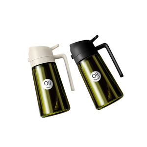 Rociador de Aceite de Oliva de Vidrio de 470ml con Medidor, Botella Dispensadora 2 en 1 a Prueba de Fugas para Utensilios de Cocina, Freidora de Aire, Barbacoa y Ensaladas - Product Image 1