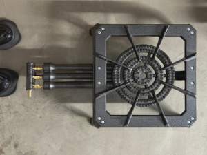 Réchaud à <span class=keywords><strong>gaz</strong></span> portable en fonte robuste pour cuisines commerciales, camping-cars, usage extérieur et barbecue domestique - Product Image 3