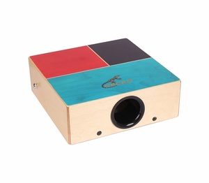 Gecko C-69 Xách Tay Cajon Hộp Trống Kép Chơi Bề Mặt Bộ Gõ Nhạc Cụ <span class=keywords><strong>Bongo</strong></span> Snare Chuỗi Cajon Hộp Trống Cho Du Khách - Product Image 2