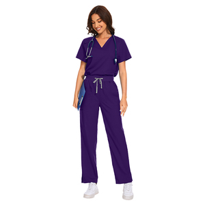 Pantalons droits, vêtements et uniformes médicaux, ensembles de blouses d'infirmières, uniformes de salon, vente en gros, fabricant - Product Image 4