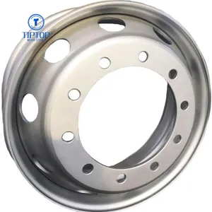 Chinese wholesale steel semi truck wheels rims 10 holes price 22.5x9.00 22.x11.75, truck alloy aluminum wheel rim 11.75x22.5