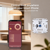 Variateur mural WiFi rotatif Bilihondim EU 220V 200W, application Tuya Smart Life, télécommande, sortie 1A, 1 canal, installation facile