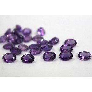 Gema de Amatista Africana Natural de 6*8 mm, 1.25 Ct, Corte Ovalado, Rellena de Fracturas, para Joyería - Product Image 2