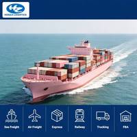 Transit maritime de fret consolidé Chine-Calgary Canada, livraison express LCL porte-à-porte, service douanier, devis rapide