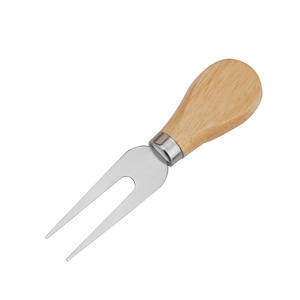 Juego de <span class=keywords><strong>Mini</strong></span> cuchillos de queso de acero inoxidable con mango de madera de primera calidad para tabla de charcutería, cuchillo de queso exquisito, tenedor cortador de queso - Product Image 6