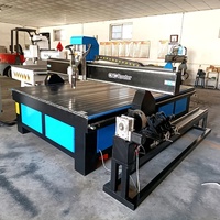 Machine CNC à 4 axes rotative pour la découpe au plasma de tuyaux, tubes et tôles, modèle RTP-1325, 220-380V, facile à utiliser