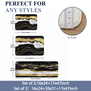 Thảm nhà bếp phong cách và chức năng với khả năng chịu nhiệt thảm nhà bếp không thấm nước chất lượng cao để dễ dàng làm sạch bề mặt - Product Image 5