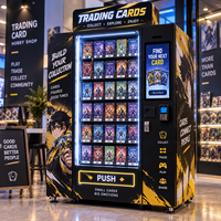 Distributeur automatique commercial pour cartes à collectionner Pokémon, cartes postales d'anime avec écran tactile de 21,5 pouces
