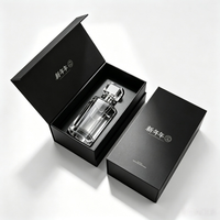 Caixa Rígida em Formato de Livro com Tampa Magnética para Perfume, Caixa de Luxo com Tampa Articulada para Embalagem de Perfume e Batom Personalizada