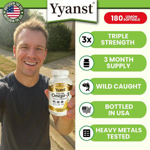 Capsules de haute qualité d'oméga-3, d'huile de poisson, d'EPA et de DHA pour soutenir la santé du cerveau, des articulations, de la peau et des cheveux. - Product Image 2