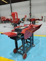 Nouvelle Hacheuse à Fourrage Multifonctionnelle à Double Baleine avec 6 Lames, Capacité de 1 Tonne/H pour Maïs, Sorgho, Herbe, Foin, Paille et Grains Bruts