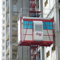 Ascenseur de chantier SC200 pour le levage de personnes et de matériaux, élévateurs de construction