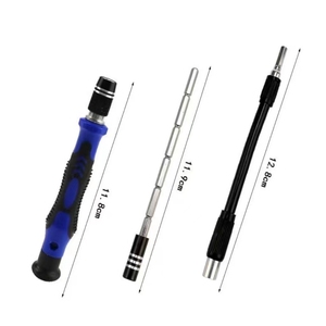 Chuyên nghiệp chỉnh hình răng pin công cụ setautomatic có thể điều chỉnh mô-men xoắn cách điện nhà công cụ Kit linh hoạt Multitool tuốc nơ vít - Product Image 4