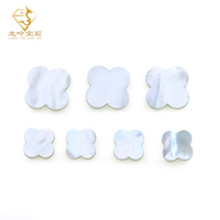 Bijoux Junyuan, coquille blanche naturelle, trèfle à quatre feuilles, pierre lâche brillante, bracelet et collier de 10 mm, vente directe d'usine
