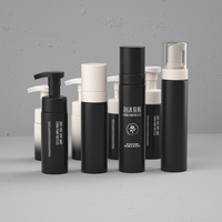 Vente en gros de flacons pulvérisateurs ronds en plastique PET de 90 ml à 240 ml avec pulvérisateur à fine brume pour shampooing et gel douche, emballage en gros