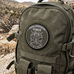 Patch Tactique Personnalisé Brodé à Crochets et Boucles, Motif Uniforme Équipe de Sécurité, Applique pour Sac à Dos et Veste d'Extérieur - Product Image 3