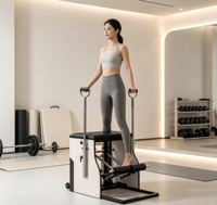 Chaise Wunda Commerciale et Domestique pour Yoga et Fitness – Chaise d'Entraînement Stable et Portable, Réglable pour Studio de Corps Entier