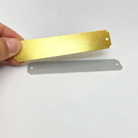 Matériaux de gravure laser : Plaques métalliques vierges, plaques nominatives en laiton à graver pour animaux de compagnie, plaques en aluminium, plaques métalliques