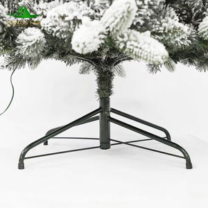 2026 nouvelle vente chaude transfrontalière noël floqué arbre crayon arbre blanc chute neige crypté arbre de noël décoration - Product Image 4