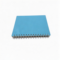 Carnet à spirale personnalisé A5 en polypropylène (PP) avec couverture, 80 feuilles vierges, quadrillées ou lignées, pour étudiants, bureau et école - Vente en gros