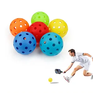 USAPA standart Pickleball topları rekabet şampiyonası turşu topları açık mahkemeler için 40 delik 26 delik Pickleball