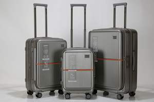 Maleta de Lujo de Alta Calidad, Termoformada en PC, con Bolsillo Frontal, Ligera y Duradera, con Ruedas de Aluminio - Product Image 4