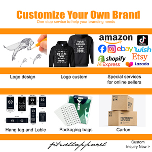 Thiết kế của riêng bạn người đàn ông tùy chỉnh in đau khổ HOODIE Chất lượng cao dây kéo lên 100% bông - Product Image 5