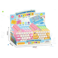 Clavier de décompression à 26 touches, jouet anti-stress souple pour enfants et adultes