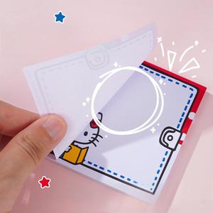 Hot bán dễ thương phong cách phim hoạt hình rách & kéo 50 trang vuông dày không dính ghi chú xách tay dính giấy Memo Pad cho sinh viên - Product Image 6