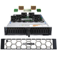Serveur Rack Dell PowerEdge R740 2U, processeur Xeon Silver 4214R, 24 DIMMs DDR4 16 Go/64 Go, 750 W, en stock – Fournisseur Chine