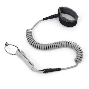 Haute qualité <span class=keywords><strong>Surf</strong></span> sécurité jambe corde Double pivotant planche de <span class=keywords><strong>surf</strong></span> laisse Kayak laisse recyclé Sup bobine laisse pour pagayer et surfer - Product Image 1