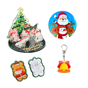 Boce Tùy Chỉnh Giáng Sinh-Phong Cách Acrylic Hoạt Hình Đứng Trang Trí Acrylic Kết Hợp Thiết Lập - Product Image 1