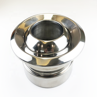 Diffuseur de buse à jet d'air haute vitesse en acier inoxydable pour sortie de climatisation, durable et réglable, pour immeuble de bureaux
