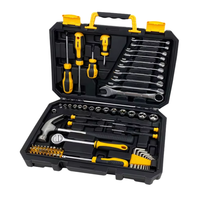 Kit d'outils de Construction de réparation domestique professionnel Kit d'outils combinés combinés 74 pièces ensemble d'outils à main