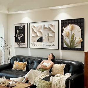 Affiches murales abstraites dorées de luxe nordique, impressions <span class=keywords><strong>sur</strong></span> toile d'art, images tendance pour la décoration de salon d'appartement moderne - Product Image 2