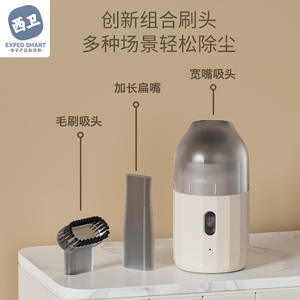 Aspiradora de escritorio inteligente Exped Mini, 1601Mh a 2000Mh, batería integrada, bajo nivel de ruido, para uso en oficina, hogar y coche - Product Image 1