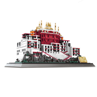 6217 chine célèbre Architecture palais du Potala-Tibet MOC bloc Construction jouet bloc de construction ABS plastique assemblage bloc ensemble