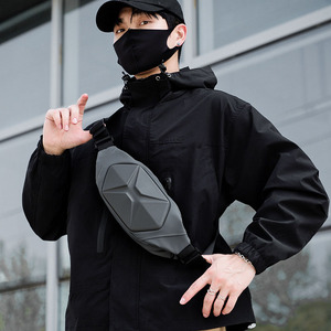 Sac à dos de <span class=keywords><strong>sport</strong></span> tendance pour hommes, nouveau sac de poitrine décontracté, sac de messager pour l'extérieur, sacoches de moto - Product Image 3